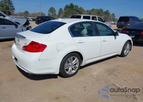 2010 Infiniti G37 Journey z USA, uszkodzony, nr VIN JN1CV6AP9AM201776